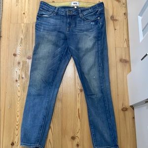 Paige distressed boyfriend jean size 29